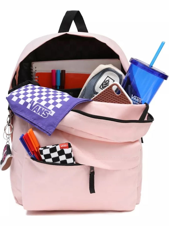 Vans Realm School Bag Backpack Junior High-High School Powder Pink 22lt