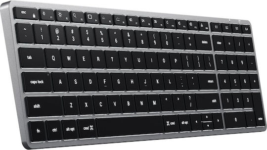 Satechi Slim X2 Kabellos Bluetooth Nur Tastatur Englisch US Gray