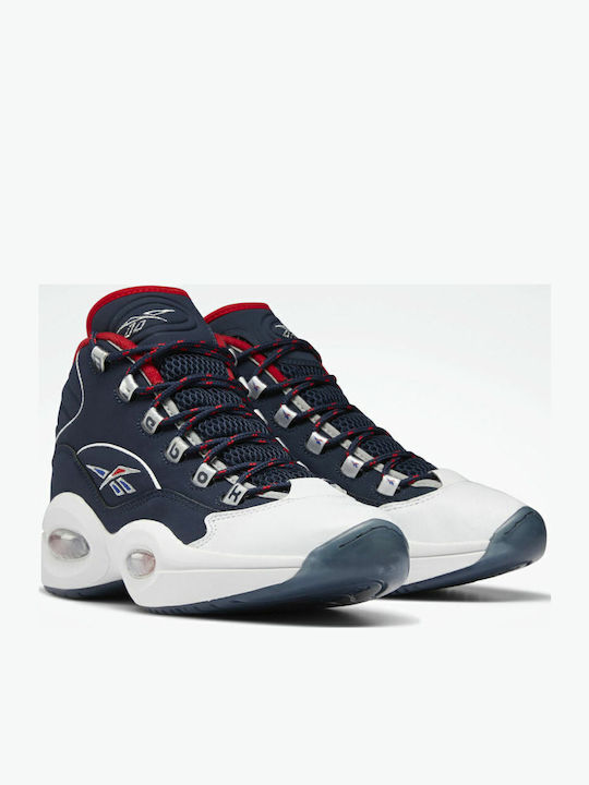 Question Mid Мъжки Чънки Маратонки Vector Navy / Cloud White / Vector Red