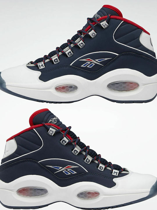 Question Mid Мъжки Чънки Маратонки Vector Navy / Cloud White / Vector Red