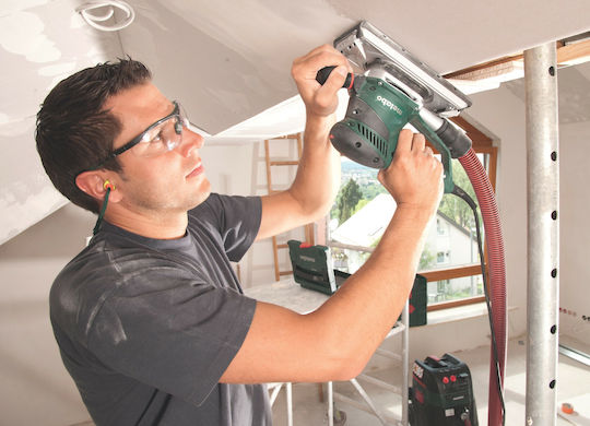 Metabo SRE 4351 TurboTec Παλμικό Τριβείο Χούφτας 350W με Ρύθμιση Ταχύτητας και με Σύστημα Αναρρόφησης