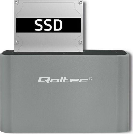 Qoltec Docking Station Stație de andocare pentru Hard Disk SATA 2.5" / 3.5" cu conectivitate USB 3.0 (50315)