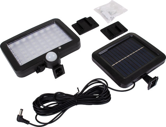 GloboStar Waterproof Solar LED Flood Light 20W Cold White 6000K with Motion Sensor and Photocell IP65