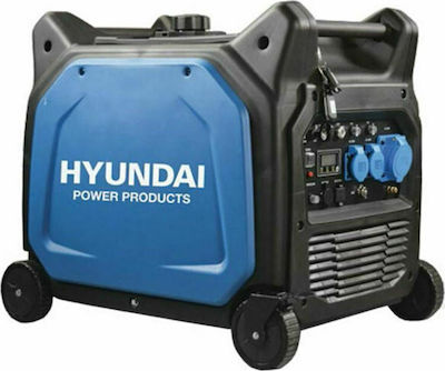 Hyundai HY6500SEi Γεννήτρια Βαλιτσάκι Inverter Βενζίνης Τετράχρονη με Μίζα, Ρόδες και Μέγιστη Ισχύ 6.5kVA