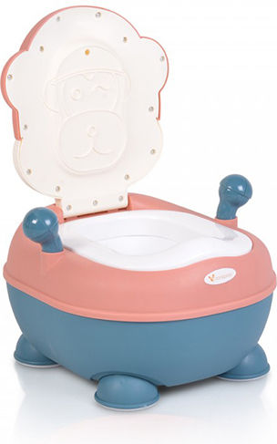 Cangaroo Potties Toilet Mono with Lid Pink
