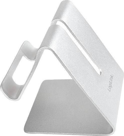 LogiLink AA0122 Desk Stand for Mobile Phone in Silver Colour