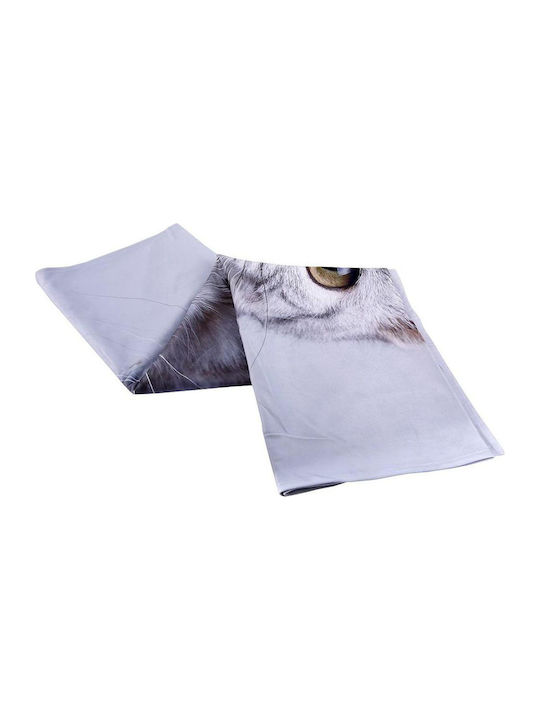 Espiel Tablecloth Cat Gray 120x120cm