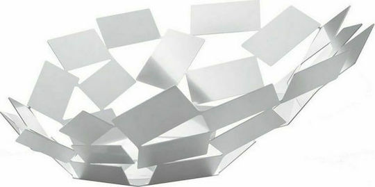 Alessi Φρουτιέρα Μεταλλική Λευκή 41.6x37.5x15εκ.