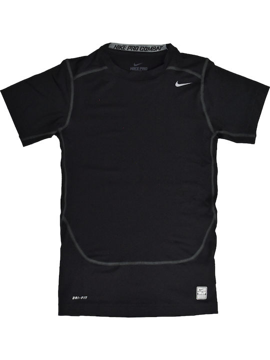 Nike Pro Core Compression SS Top Παιδική Ισοθερμική Μπλούζα Μαύρη