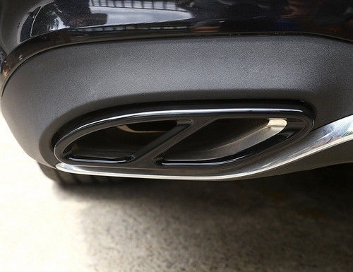 Carner Car Rear Spoilers for Exhaust Pipes Amg Look for Mercedes W212 FL W166 C292 W117 W205 X253 W253 Black Mercedes-Benz GLE / C Class Chrysler GS