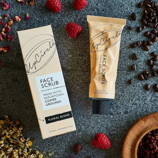 UpCircle Made with Repuprosed Coffee Grounds Floral Blend Κρέμα για Scrub Προσώπου 100ml