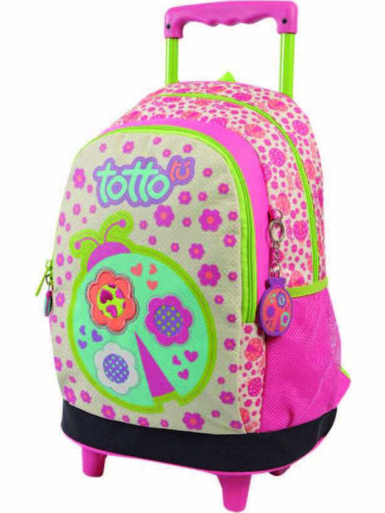 Totto Morral 8B3 School Bag Trolley Kindergarten in Pink color