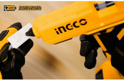 Ingco Πιστόλι Θερμοκόλλησης 20V Solo για Ράβδους Σιλικόνης 11.2mm