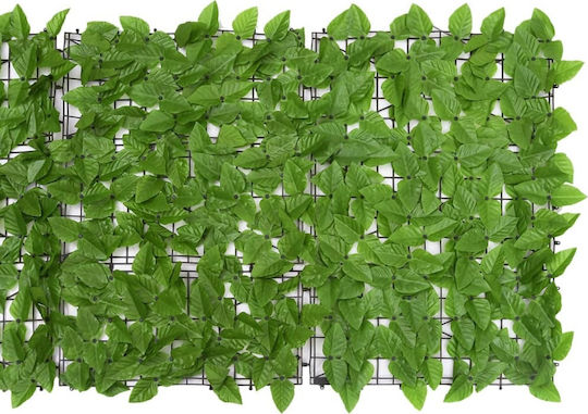 vidaXL Artificial Foliage in Roll with Green Leaves 4m x 75cm