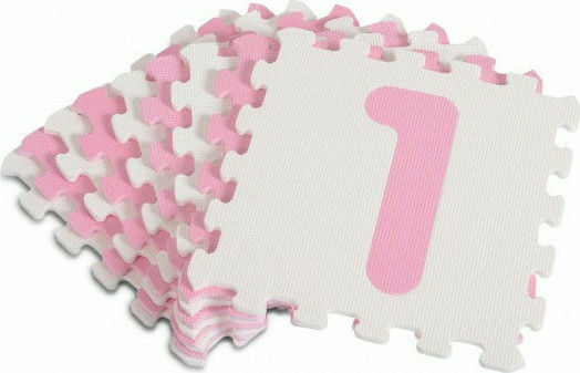Cangaroo Образователна Детска Пъзелна Подложка Numbers с Числа Pink 9бр