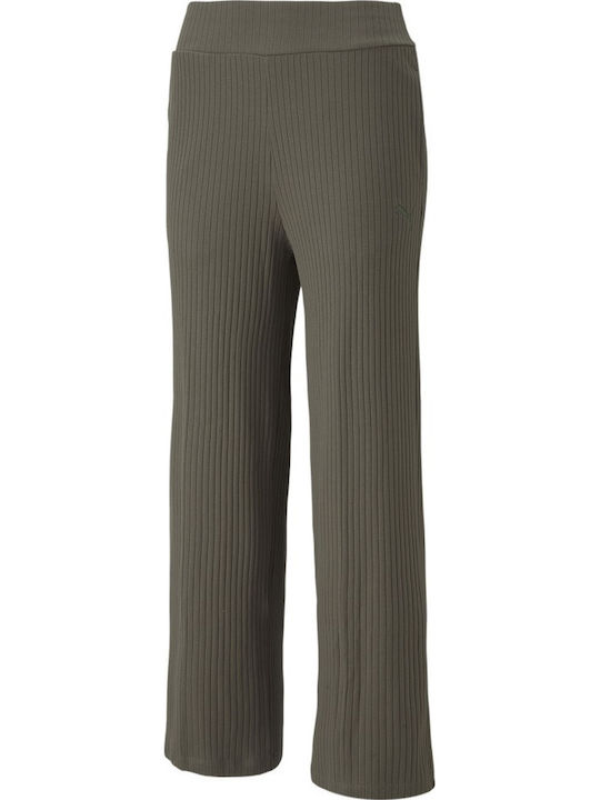 Jogginghose Breit Khaki