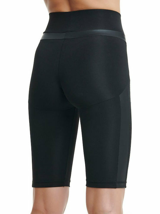 BodyTalk 1212-906014 Women's Bike Training Legging High Waisted Black