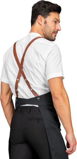 Isacco Ποδιά Barista / Barkeeper Ganzkörper Schwarz
