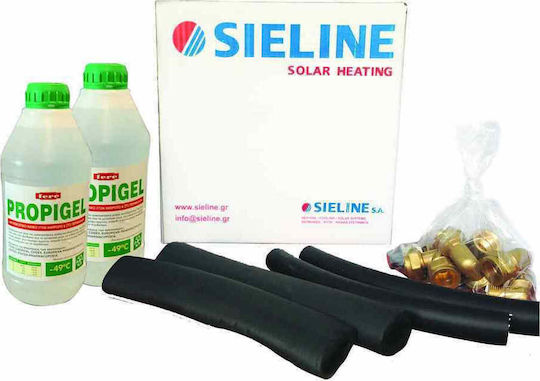 Sieline Eco Încălzitor solar de apă 200 litri Sticlă Energie Triplă cu colector de 3 metri pătrați