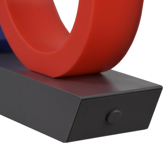 GloboStar LED Kinderprojektorlampe Playstation Icons mit Musterprojektion Mehrfarbig 31.5x7x30εκ.