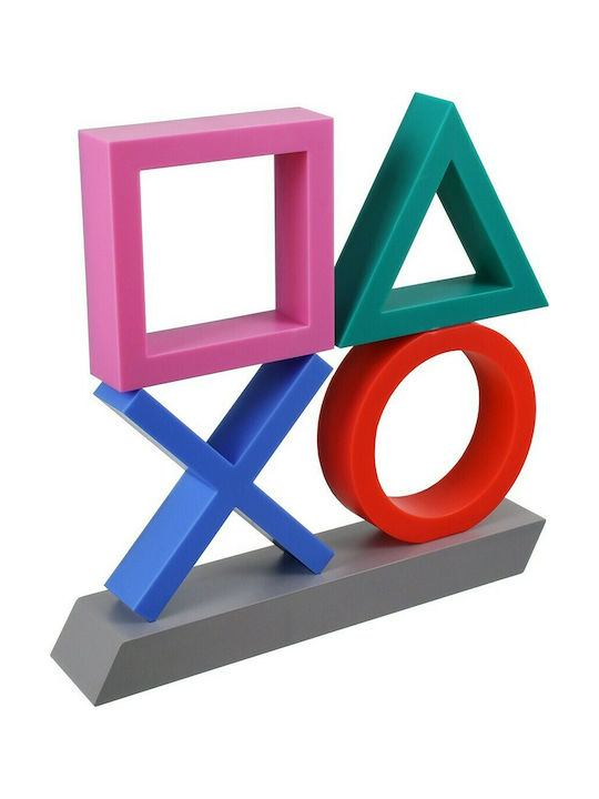 GloboStar Led Παιδικό Φωτιστικό Projector Playstation Icons με Προβολή Σχεδίων Πολύχρωμο 31.5x7x30εκ.