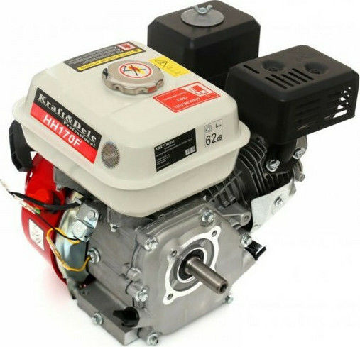 Kraft & Dele Motor pe benzină 196cc 7hp Maximă Rotații 3000rpm cu Pană (Rezervor 3.6lt)