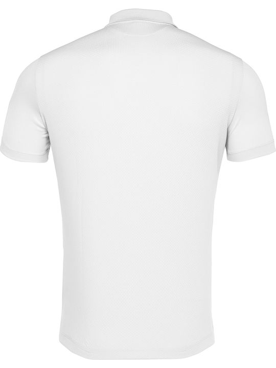 Macron Jumeraih Ανδρικό T-shirt Polo White / Anthracite