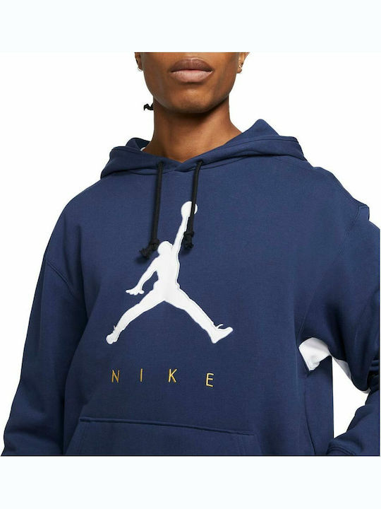 Sweatshirt Fleece with Hood Midnight Navy