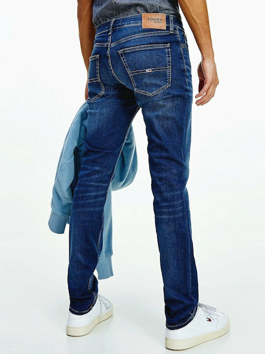 Tommy Hilfiger Scanton Ανδρικό Παντελόνι Τζιν Ελαστικό σε Slim Εφαρμογή Μπλε