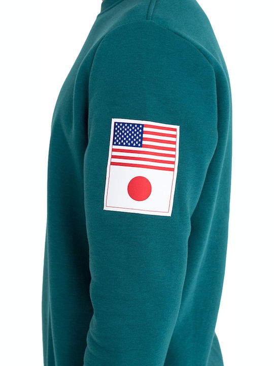 New Era Far East Men's Sweatshirt Green