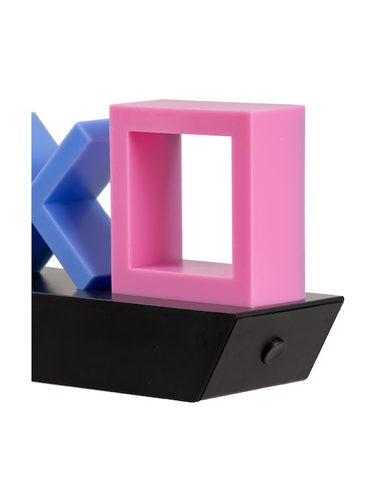 GloboStar Led Παιδικό Διακοσμητικό Φωτιστικό Playstation Icons Πολύχρωμο 30.5x6x10.5εκ.