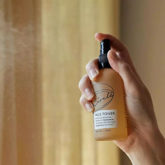 UpCircle Face Toner with the Residual Water of Mandarin Juice and Repurposed Chamomile Extract Face Mist Facial Toners with Hyaluronic Acid 100ml