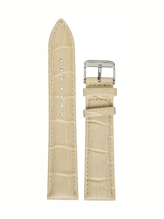 Tzevelion ART521 ART 521 Lederriemen Beige 22mm