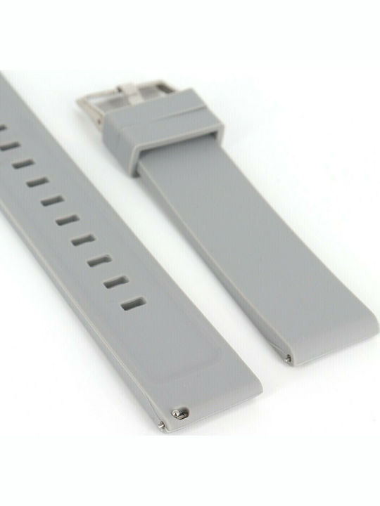 Diloy Straps Gummi-Armband Gray 18mm