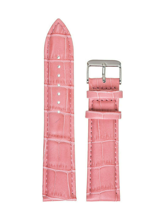 Tzevelion ART521 Leather Strap Pink 22mm