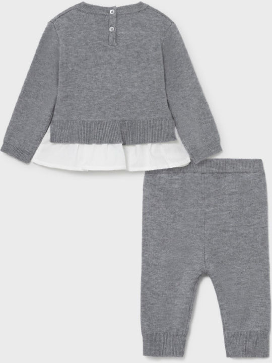 Mayoral Kids Set with Leggings Winter 2pcs Gray