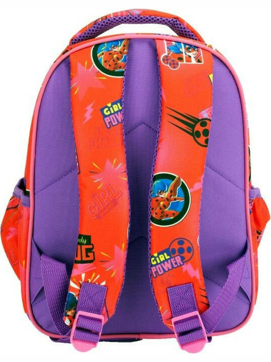 Gim Ladybug Power Schulranzen Rucksack Kindergarten in Rot Farbe 12Es