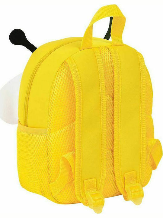 Safta BEE School Bag Backpack Kindergarten in Yellow color 9lt