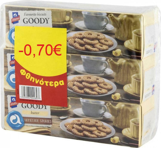 Allatini Biscuits Goody Butter 3pcs 175gr