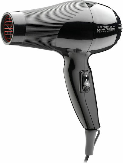 GammaPiu Mini 7005 Tormalionic Hair Dryer 1000W Black