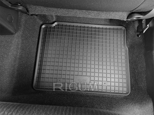 Rigum Satz Vorder- und Hintermatten 4Stück aus Gummi für Suzuki SX4 S-Cross 2020+ Schwarz