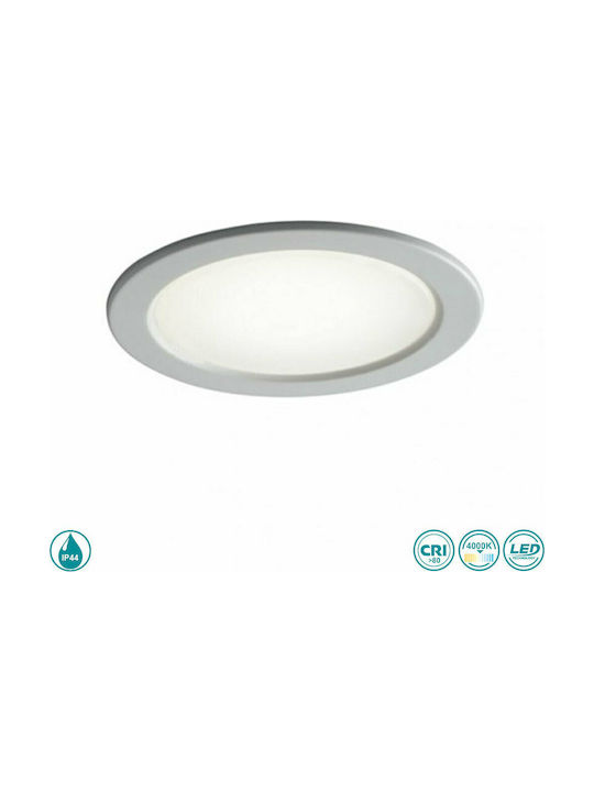 Fan Europe NEMO-65 Square Metallic Recessed Spot with Integrated LED and Natural White Light Silver 1.8x1.8cm. 1pcs