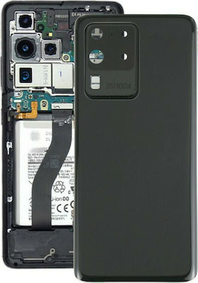 Replacement Back Cover Black for Galaxy S20 Ultra