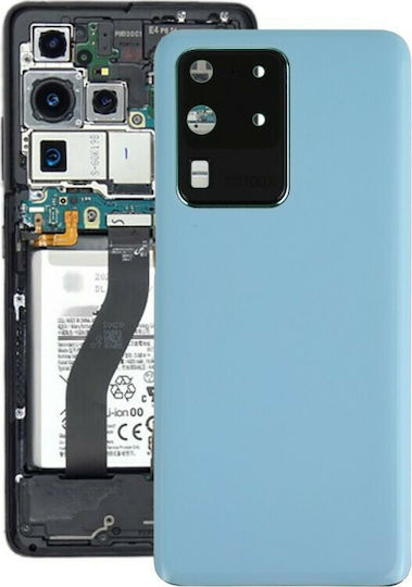 Replacement Back Cover Blue for Galaxy S20 Ultra