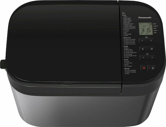 Panasonic Αρτοπαρασκευαστής 550W Χωρητικότητας 600gr με 32 Προγράμματα