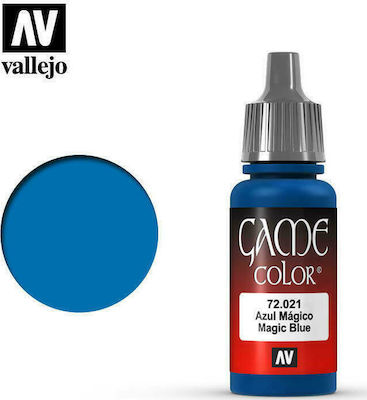 Acrylicos Vallejo Game Modellbau Farbe Magic Blue 17ml 72.021