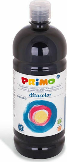 Primo Ditacolor Пръстови бои Черен 1000мл
