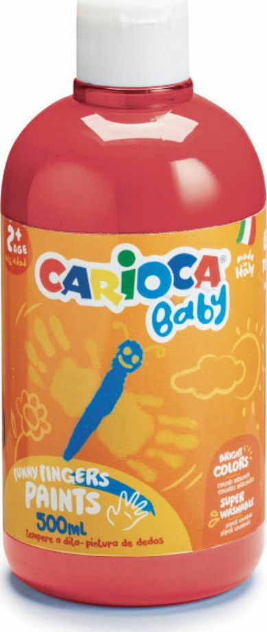 Carioca Baby Finger Paints - 500ml - Whi