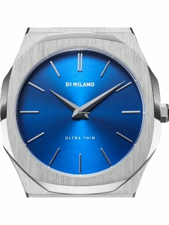D1 Milano Ultra Thin Ρολόι Μπαταρίας με Μεταλλικό Μπρασελέ D1 Milano Ultra Thin Ρολόι Μπαταρίας με Μεταλλικό Μπρασελέ