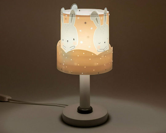 Ango LED Kinder Nachttischlampe Orange 15x15x30εκ.